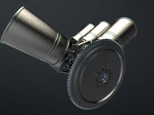 v6 engine working animated 3D Model