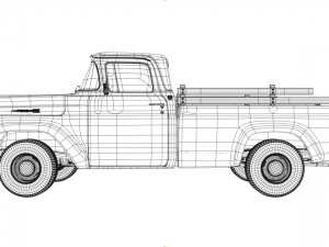 ford-f100 3D 模型