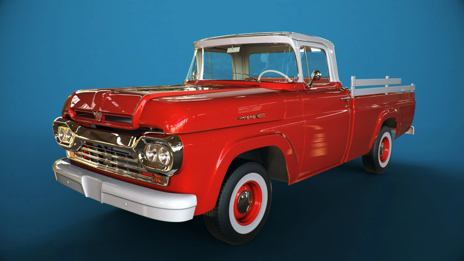 ford-f100 3D Model .c4d .max .obj .3ds .fbx .stl .blend 