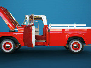 ford-f100 3D 模型
