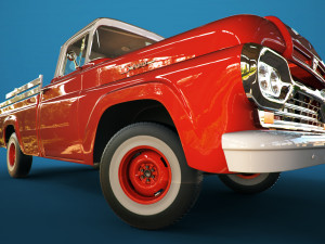 ford-f100 3D 模型