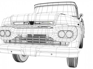 ford-f100 3D 模型
