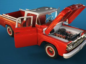 ford-f100 3D 模型