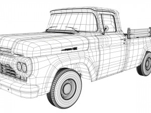 ford-f100 3D 模型