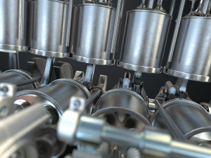 v12 engine working animated 3Dモデル