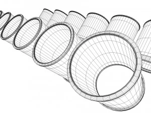 v12 engine working animated 3D Model