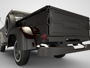 dodge power wagon 4x4 Modelo 3D