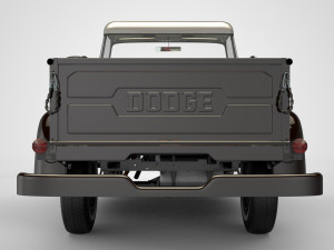 dodge power wagon 4x4 Modelo 3D