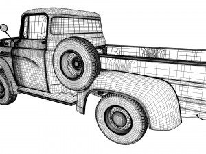 dodge power wagon 4x4 Modelo 3D