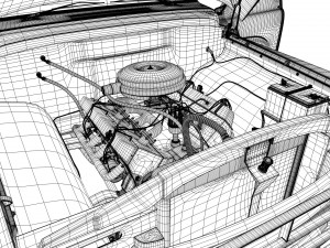dodge power wagon 4x4 Modelo 3D
