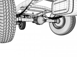 dodge power wagon 4x4 Modelo 3D