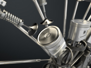 aircraft engine Modello 3D