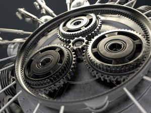 motor de avi&oacute;n Modelo 3D