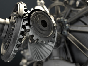 aircraft engine Modello 3D