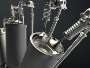 aircraft engine Modello 3D