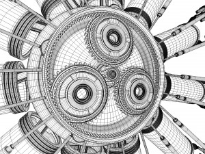 aircraft engine Modello 3D