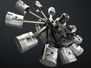 aircraft engine 3D Модель