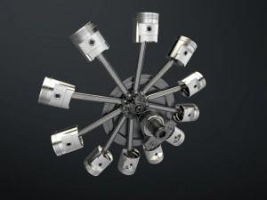 aircraft engine 3D Model