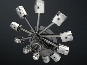 aircraft engine 3D Model