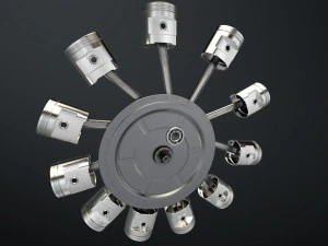 aircraft engine 3D Model