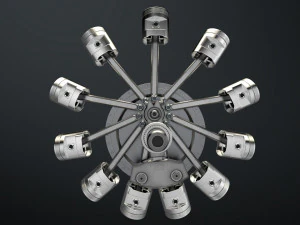 aircraft engine 3D Model
