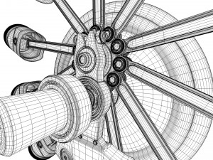 aircraft engine 3D Модель