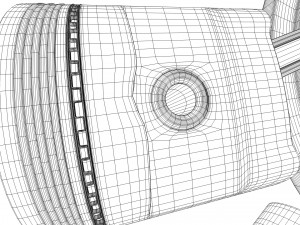 aircraft engine 3D Модель