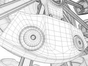 aircraft engine 3D Модель