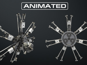 aircraft engine Model 3D
