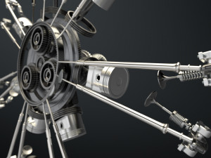 aircraft engine 3D Модель