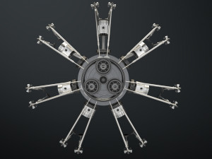 aircraft engine 3D Модель