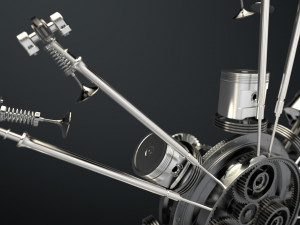 aircraft engine 3D Модель