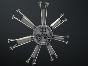 aircraft engine 3D Модель
