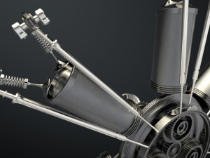 aircraft engine 3D Модель