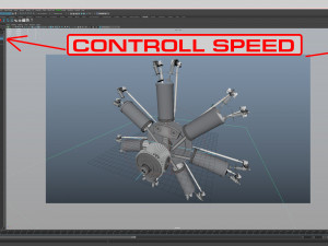 aircraft engine 3D Модель