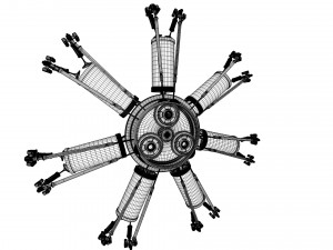 aircraft engine 3D Модель