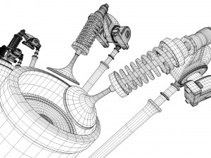 aircraft engine 3D Модель