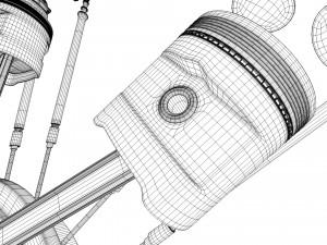 aircraft engine 3D Модель