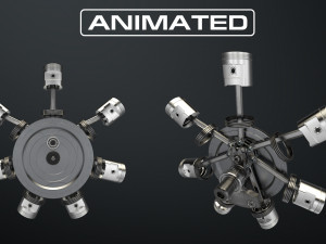 aircraft engine Modelo 3D