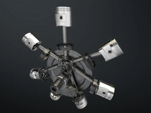 aircraft engine 3D Model