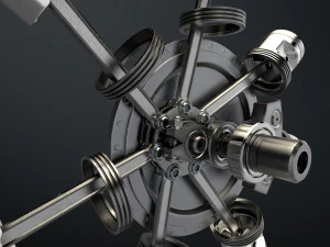 aircraft engine 3D Model