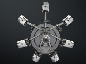 aircraft engine 3Dモデル