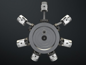 aircraft engine 3Dモデル