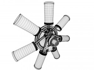 aircraft engine 3Dモデル