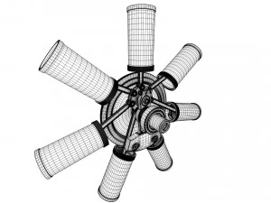 aircraft engine 3D Model