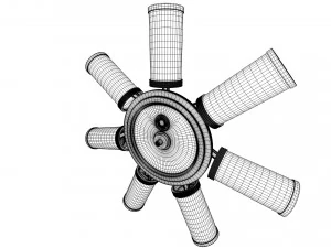 aircraft engine 3D Model