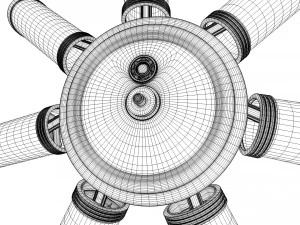 aircraft engine 3D Model