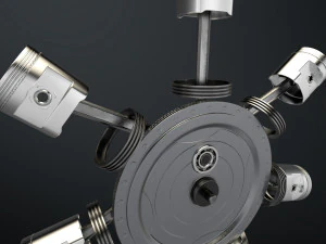 aircraft engine 3D Model