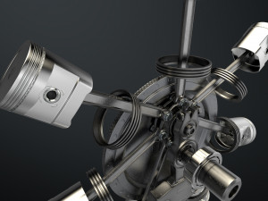 aircraft engine 3Dモデル