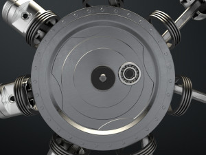 aircraft engine 3Dモデル
